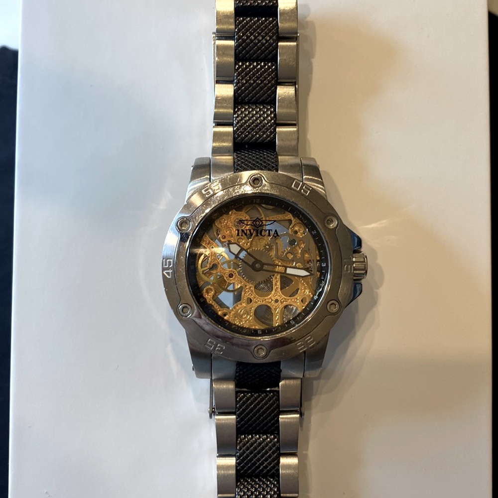 Invicta 6622 II Mechanical Skeleton Stainless Steel